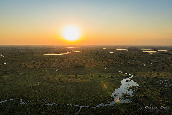 Okavango Delta Helicopter, Sunrise
