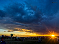 Sunset at Albuquerque Balloon Fiesta