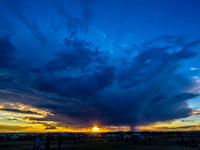 Sunset at Albuquerque Balloon Fiesta