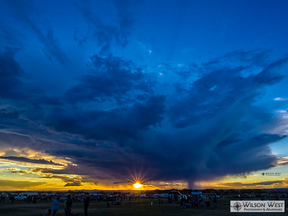Sunset at Albuquerque Balloon Fiesta
