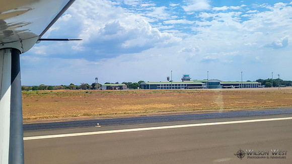 Flying out of Livingstone Airport