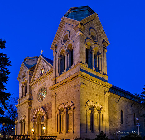 Blue Hour at St. Francis Cathedral