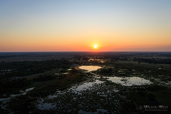 Sunrise Okavango Delta