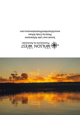 Yellowstone NP - Lake Yellowstone Sunset