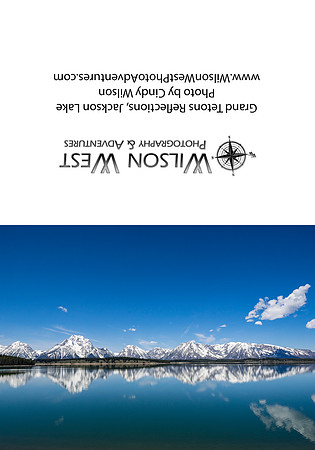Grand Teton NP - Jackson Lake Reflection - 1