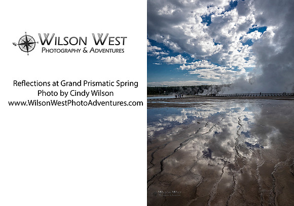 Yellowstone NP - Grand Prismatic Spring Reflections