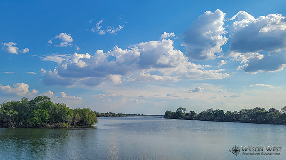 View of the river from our lodge