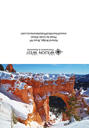 Bryce NP - Natural Bridge Winter