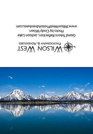 Grand Teton NP - Jackson Lake Reflection - 2